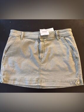 American Eagle Green Utility Mini Skirt Size 12